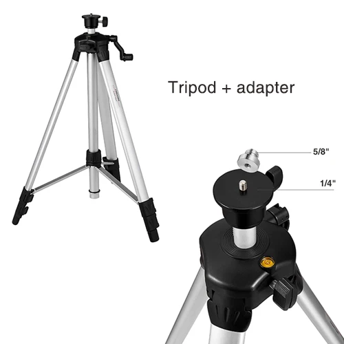 Tripod and adapter 1/" интерфейс 1,5 м регулируемый алюминиевый для лазерного уровня с адаптером - Цвет: Tripod and adapter