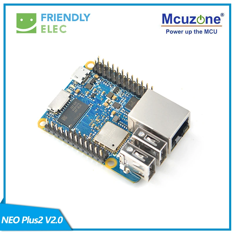 NanoPi NEO Plus2 V2.0 FriendlyELEC 1 ГБ DDR3 RAM 8 eMMC Allwinner H5 четырехъядерный 64 | Демонстрационные стенды -4000473594899