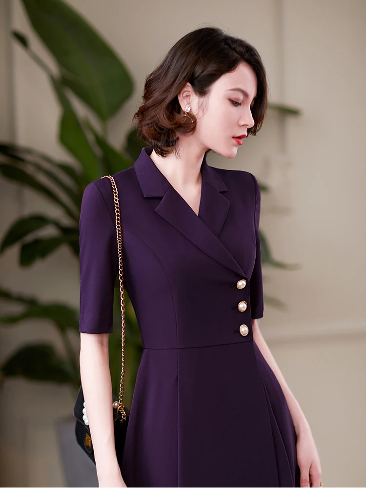 Платье Блейзер женское средней длины приталенное офисное элегантное деловое