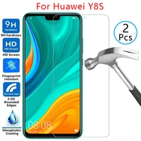 tempered glass screen protector for huawei y8s case cover on huaweiy8s huawey y 8s 8 y8 s ys8 8ys protective phone coque bag 360