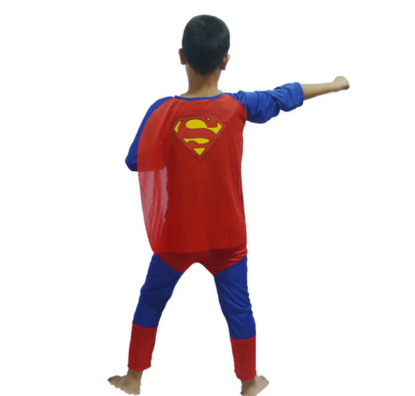Оптовая продажа Детский костюм супергероя Человек паук Супермен Бэтмен