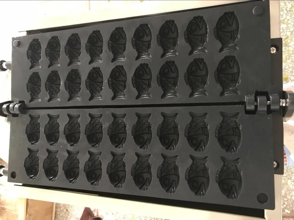 Газовый тип 18 шт./тарелка Мини Taiyaki чайник машина Клоун Рыба вафельница