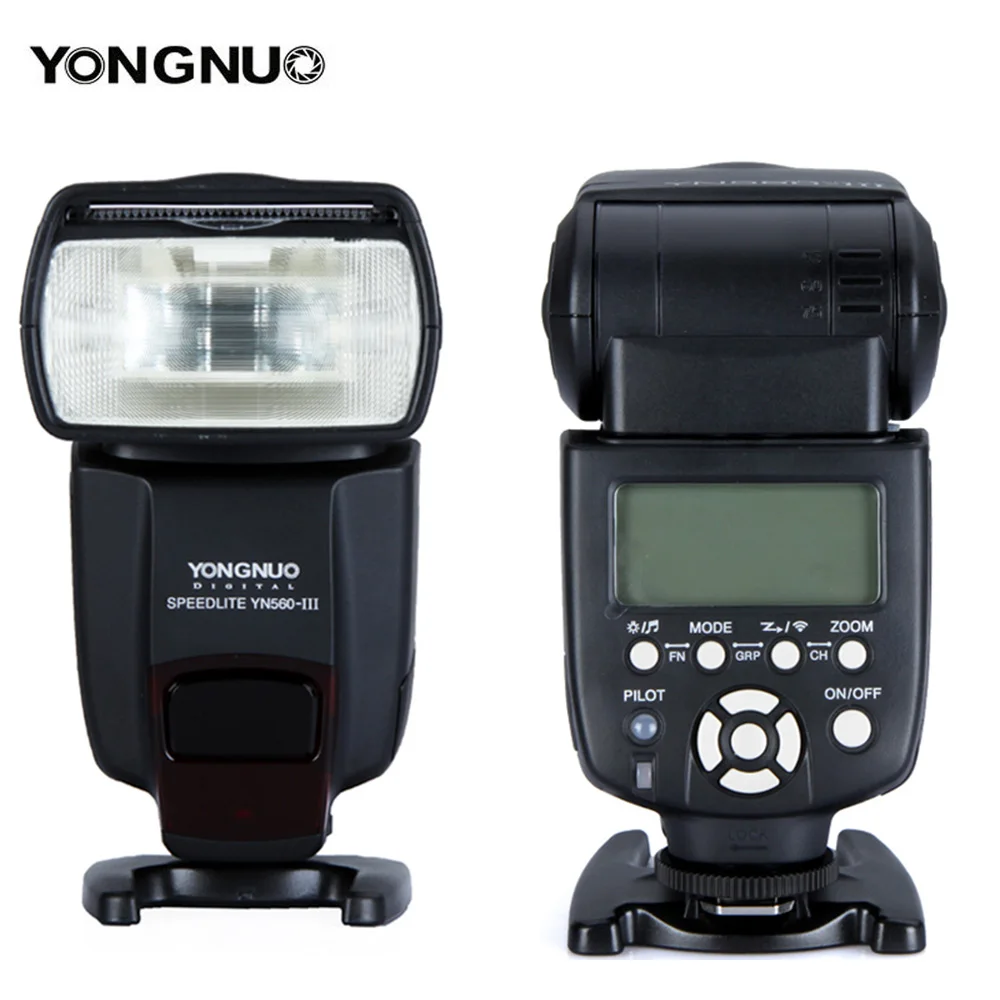 Беспроводная вспышка YONGNUO YN560III YN560 III GN58 Speedlite Speedlight для камер Canon Nikon Olympus Panasonic