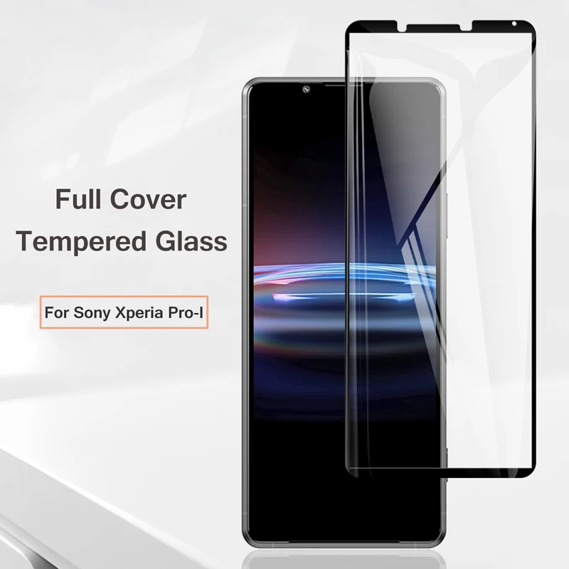 

For Sony Xperia Pro-I Pro I Full Cover Tempered Glass Screen Protector Explosion-proof Protection Film