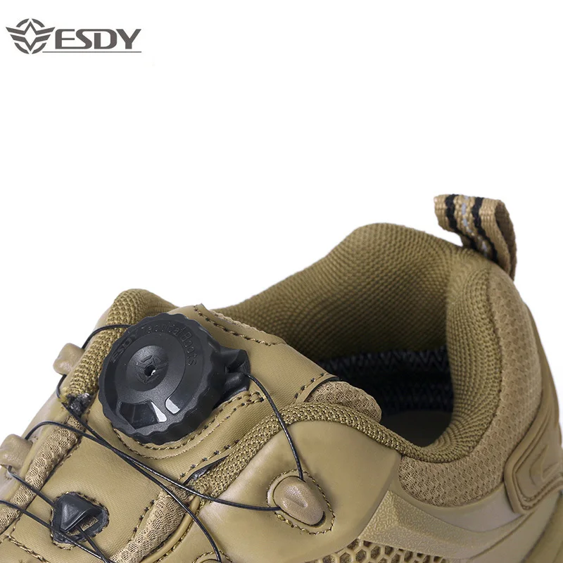 New Men Military Tactics Shoes Outdoor BOA Lacing System Quick Reaction Boots Army Combat Desert Sneakers Hunting Hiking | Спорт и