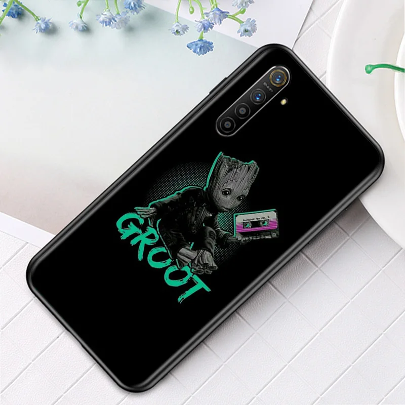 marvel super hero avengers groot for oppo a93 a92 a73 a53s a52 a32 a31 a12e a1k f17 f15 find x2 tpu silicone black phone case free global shipping