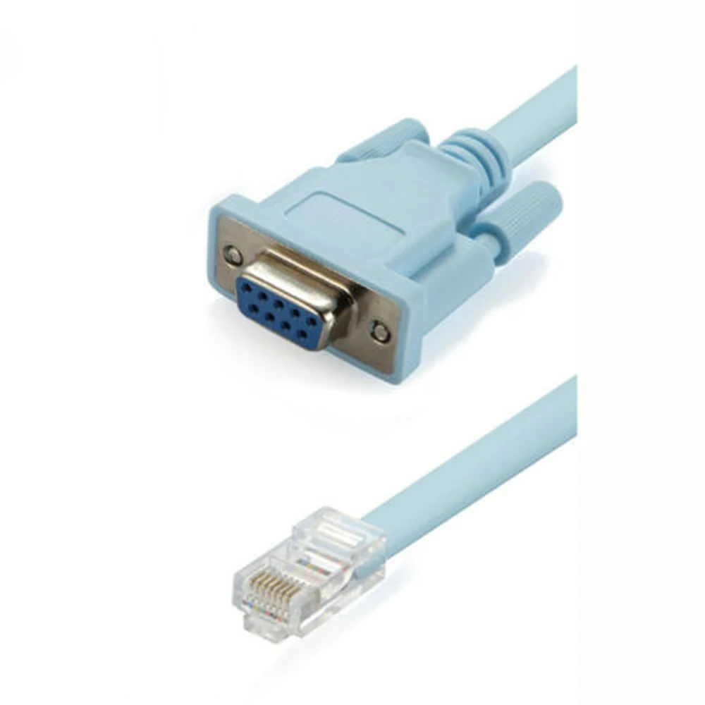Лидер продаж 1 8 м/3 м серия DB9 RS232 для RJ45 Ethernet LAN консольный маршрутизатор