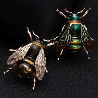 delicate yellow green bumblebee brooch student party insect brooches accessories