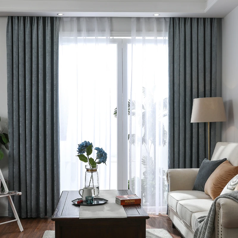 Роскошные плотные бархатные занавески для гостиной столовой спальни простые