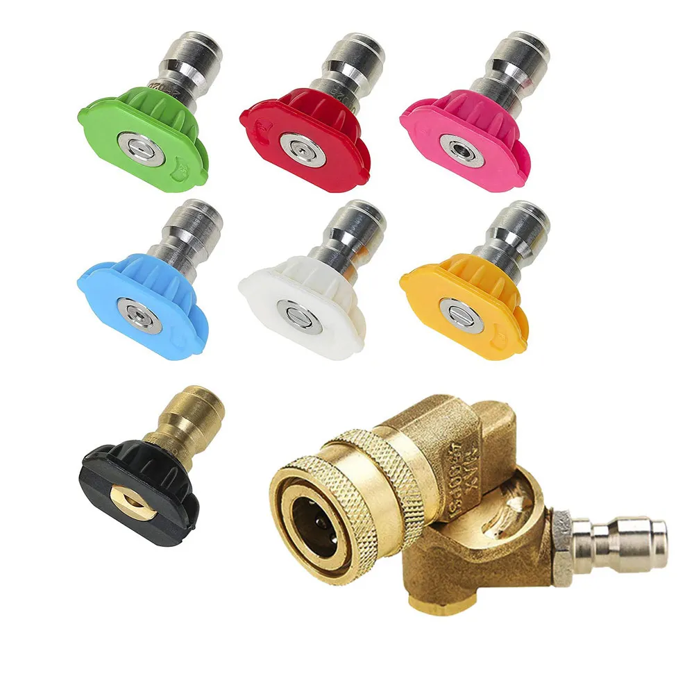 Совместимый адаптер для пистолета, только замена для Karcher K2, K3, K4, K5, K6, K7, 1/4 ''быстрое подключение - Цвет: Коричневый