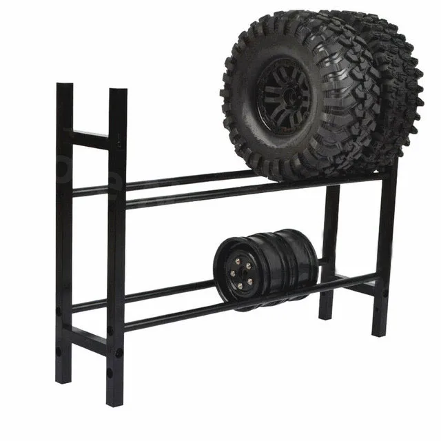 Алюминиевые RC Легковые шины стеллаж для хранения колеса полка 1/10 Масштаб