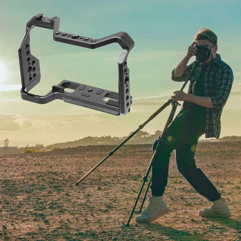 

Suitable for Fuji Xs10 Camera Rabbit Cage X-S10 Metal Extended Rabbit Cage Photography Kit Accessories