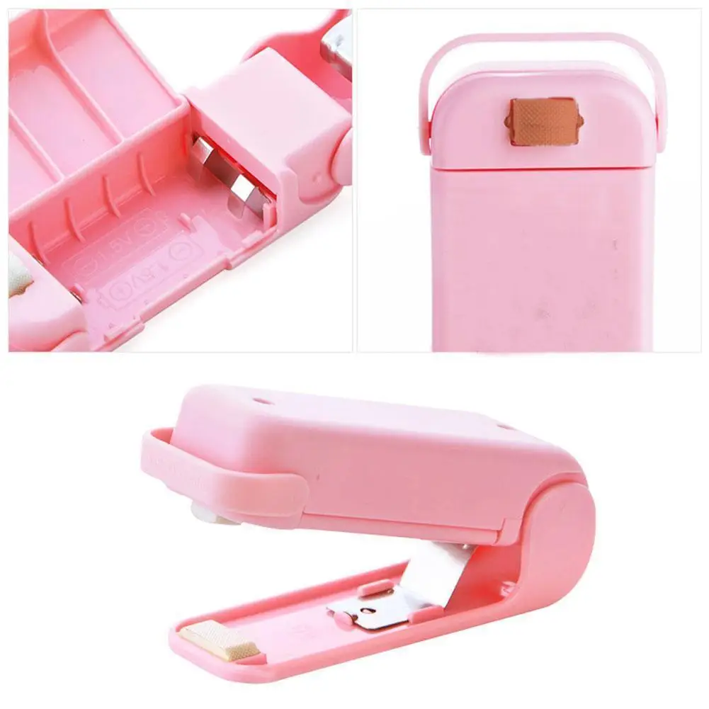 

1PC Portable Mini Heat Sealer Home Heat Bag Plastic Bag Food Machine Clips Kitchen Snacks Storage Packaging Bag Sealing J4P3