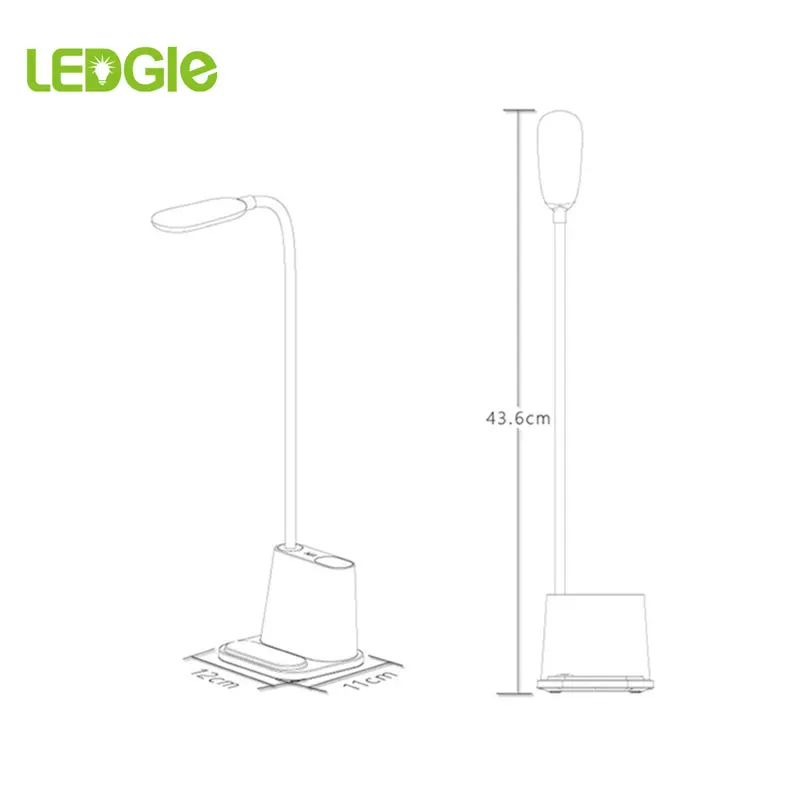 0- сенсорная затемняемая Светодиодная настольная лампа USB перезаряжаемая Регулируемая лампа для детей, детей, чтения, кабинета, прикроватная спальня, гостиная