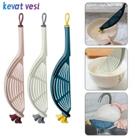 kitchen rice drainer multifunctional rice washer hanging stirring rice sieve household noodle fruit cleaner kitchen gadgets