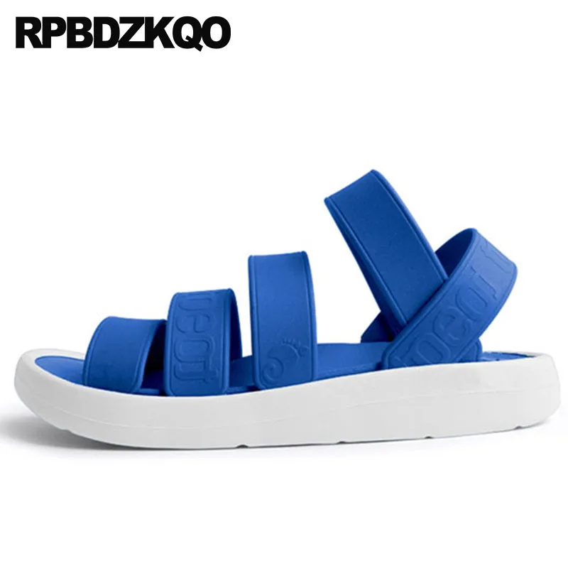 Сандалии гладиаторы мужские резиновые Босоножки с открытым носком