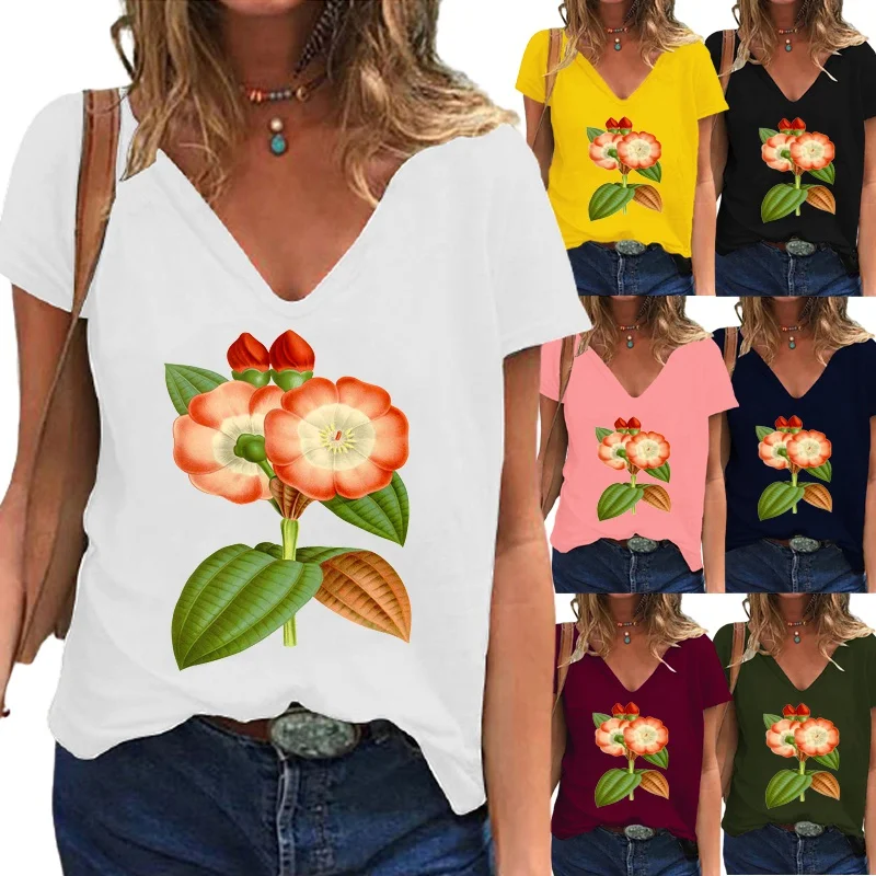 

Women FASHION SUMMER LOOSE Plus Size CASUALT-SHIRT