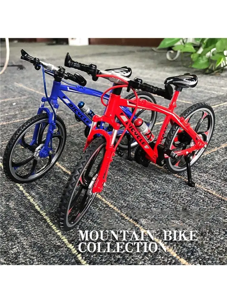 

Drop Ship 1/10 Scale Simulation Alloy Bicycle Mini Folding Mountain Bike Model Ornaments