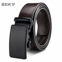 hidup design formal style automatic belt men top quality cow skin leather ratchet belts 35mm width clothing accessories nwj604