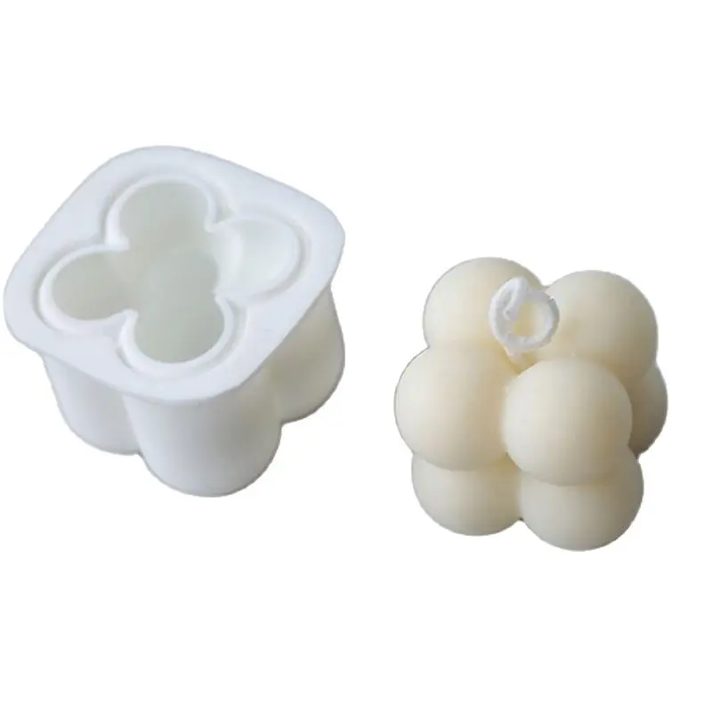 

Silicone Candle Mold Beehive Mould For Homemade Beeswax Candle Soap Crayon Wax Melt Hives Candle Making Supplie Square Cube