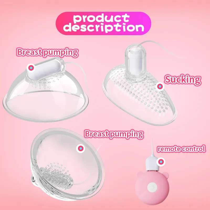 10 режимов вибратор на присоске для сосков вагинальный сосательный молокоотсос