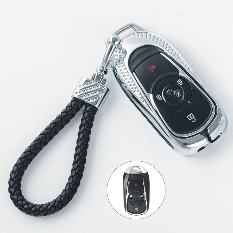 

For Buick Enkovy Key Case Full Metal Cover GL8 Key Case New Regal LaCrosse GL6 Metal Keychain Galvanized Alloy