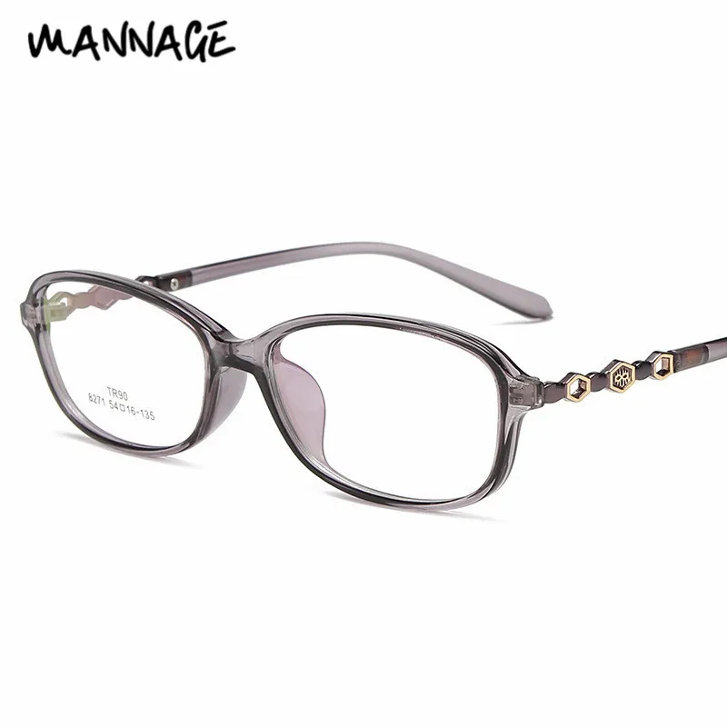 Модная оправа для очков TR90 может быть оснащена очками близорукости женские очки