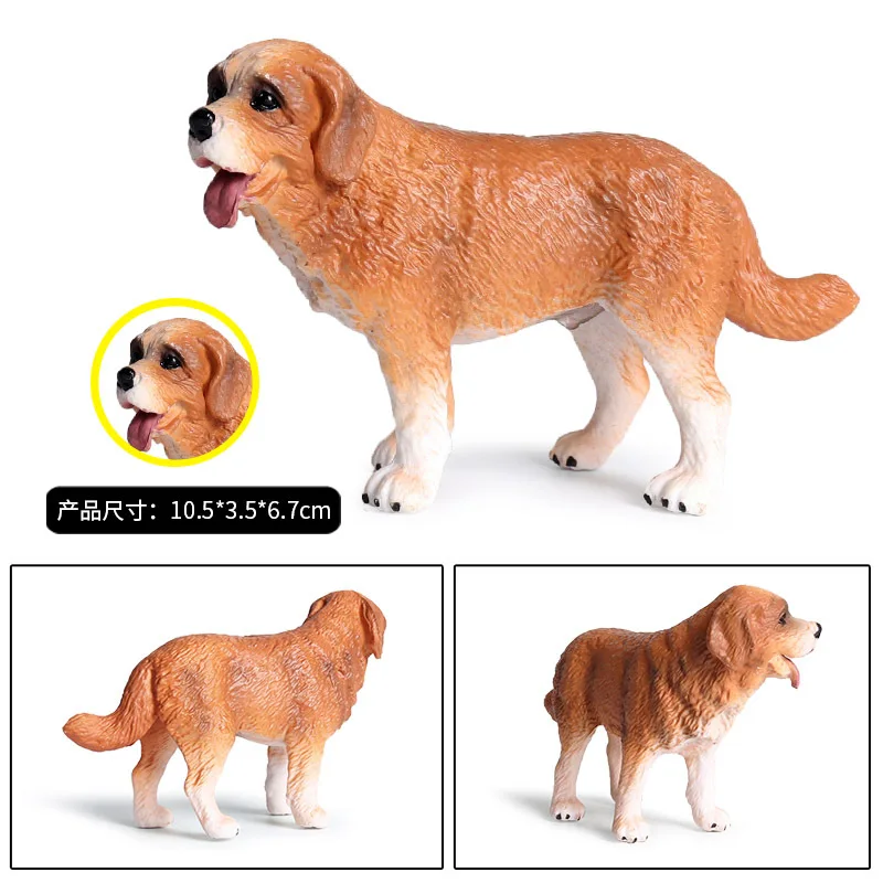 Сенбернар фигурки животных коллекционные игрушки собака экшн-фигурки | Игрушки и