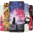 Флип-чехол с цветами для Huawei P Smart 2021 P30 Y5P Y6P Y7A Y5 Y6 2019 Honor 8A 8S 9A 9S 9C 9X Pro 10i 10 Lite, кожаный чехол-бумажник