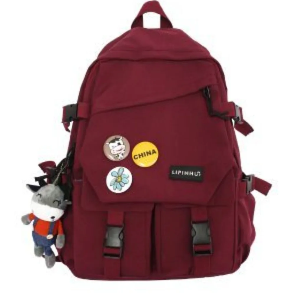 

Female Bagpack Designer Student Black Casual School Backpacks for Teenagers Mochila Feminina Anti Theft Backpack Schoolbag