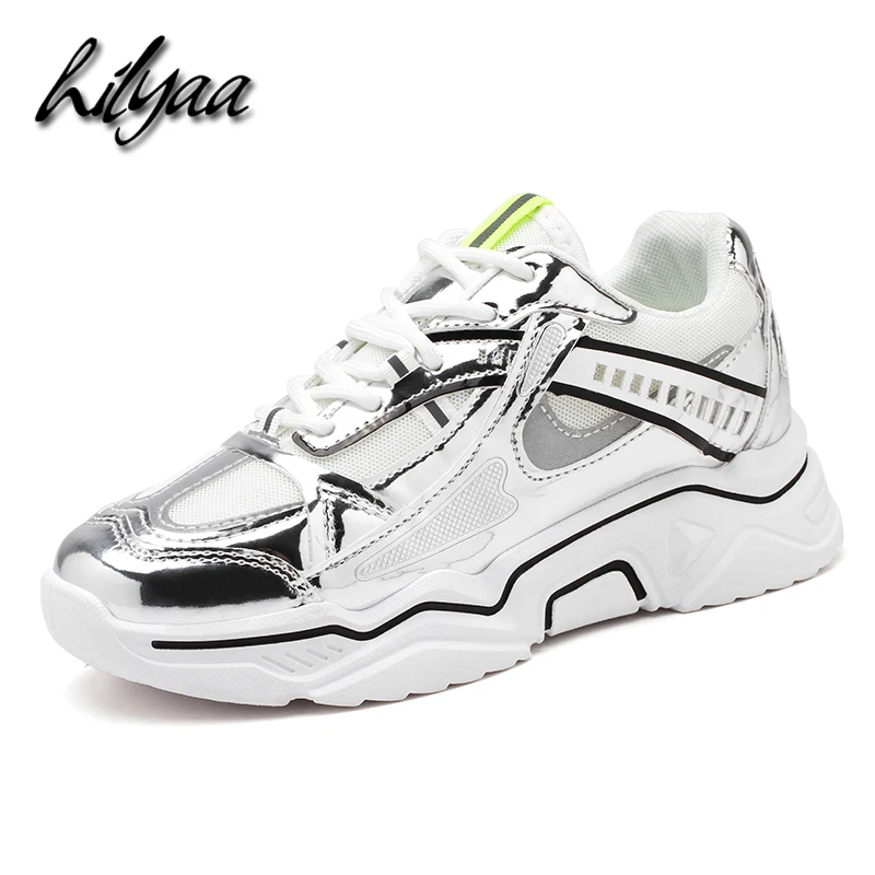 Новые женские модные кроссовки высокого качества из искусственной кожи