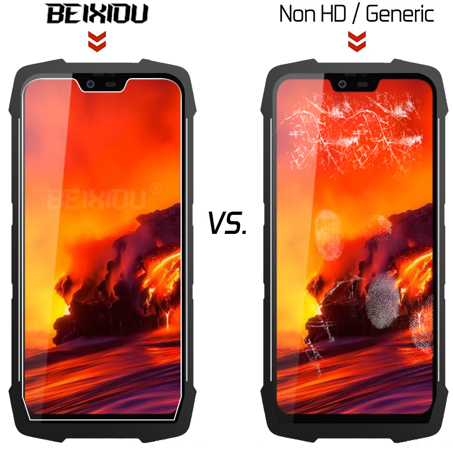 2 шт Полное закаленное стекло для Blackview Bv9700 защита экрана 2.5D 9h защитная