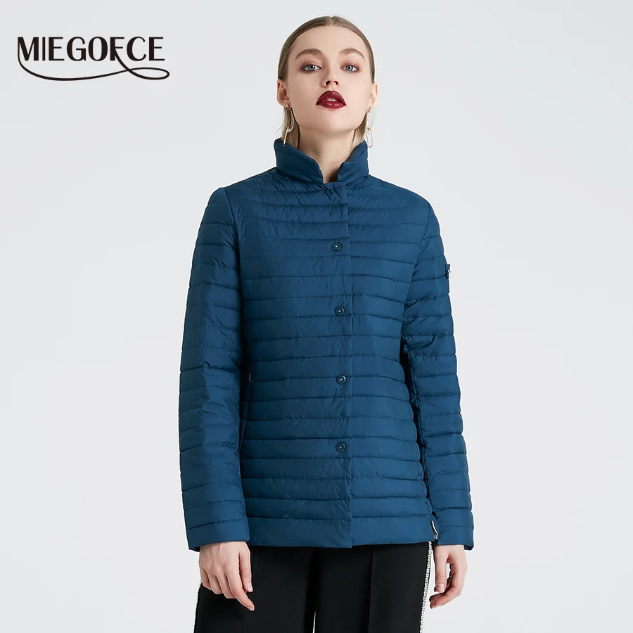 MIEGOFCE 2019 Новая Весенний Осенний Коллекция Курток Стильное Ветрозащитное Женское