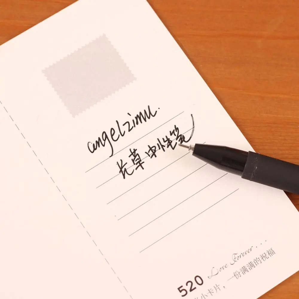 Новые творческие развивать завод гелевая ручка 0 5 мм с черными чернилами сад