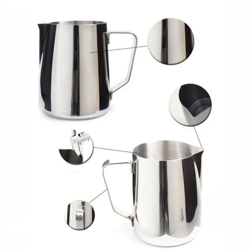 

Stainless Steel Coffee Pull Flower Cup Frothing Pitcher Cappuccino Coffee Milk Mugs Milk Frothers Espresso Cups Latte Art