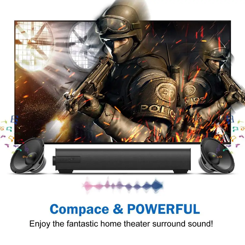 Мини звуковая панель домашний кинотеатр с объемным звуком для