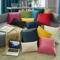 2021 luxury 40x40cm velvet cushion cover decorative pillows throw pillow case home decor pillowcase backrest sofa seat cushions