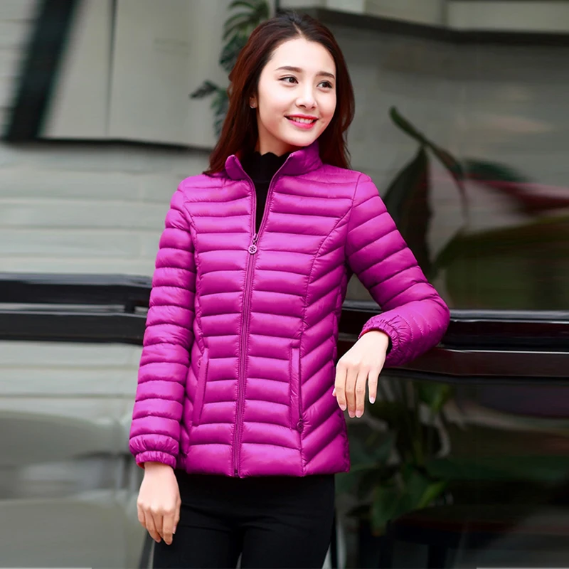 Женские парки зимняя куртка пальто для женщин Повседневная однотонная парка с