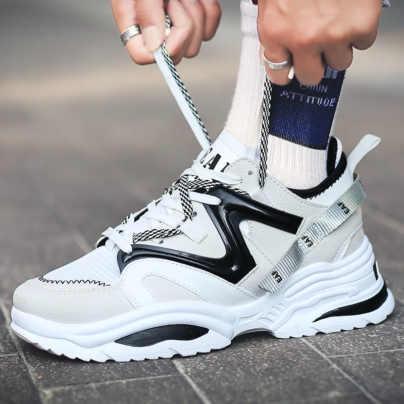 

Zapatos Informales De Hombre White Casual Shoes Sports Sneakers 2020 Mens Causal Men For Spring Fashion Mesh Sapato Hot Sale