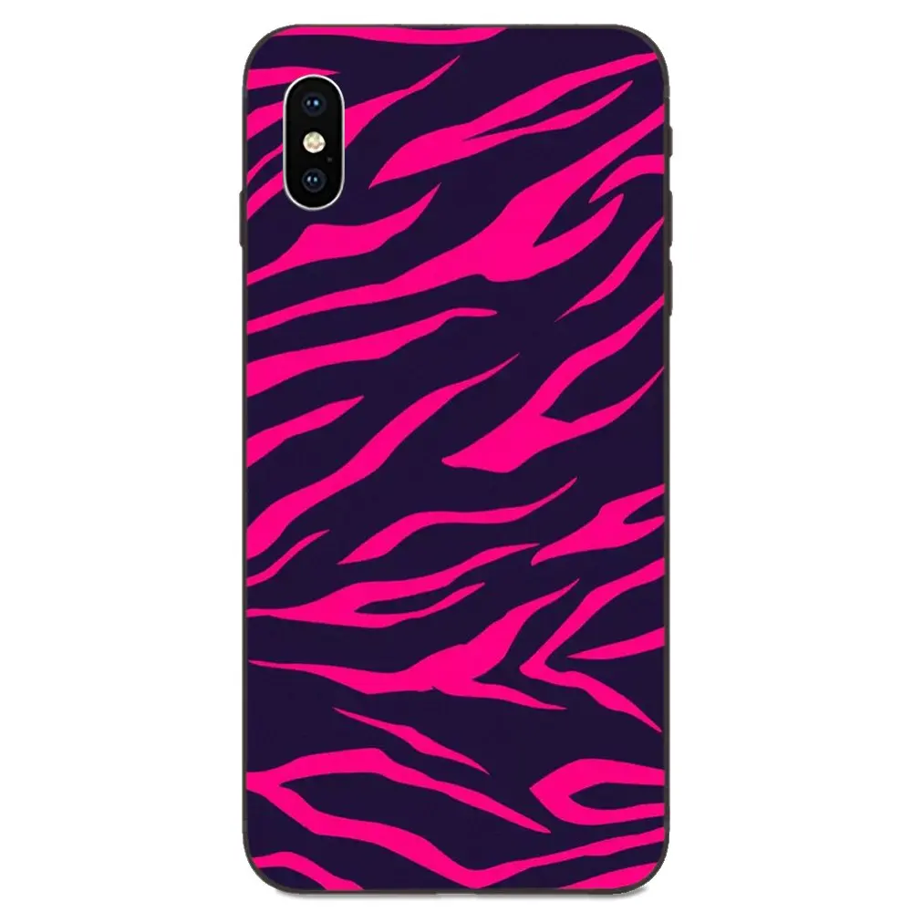 Цветные неоновые обои “Зебра” для Huawei nova 2 2S 3i 4 4e 5i Y3 Y5 II Y6 Y7 Y9 Lite Plus Prime Pro 2017 2018 2019 |