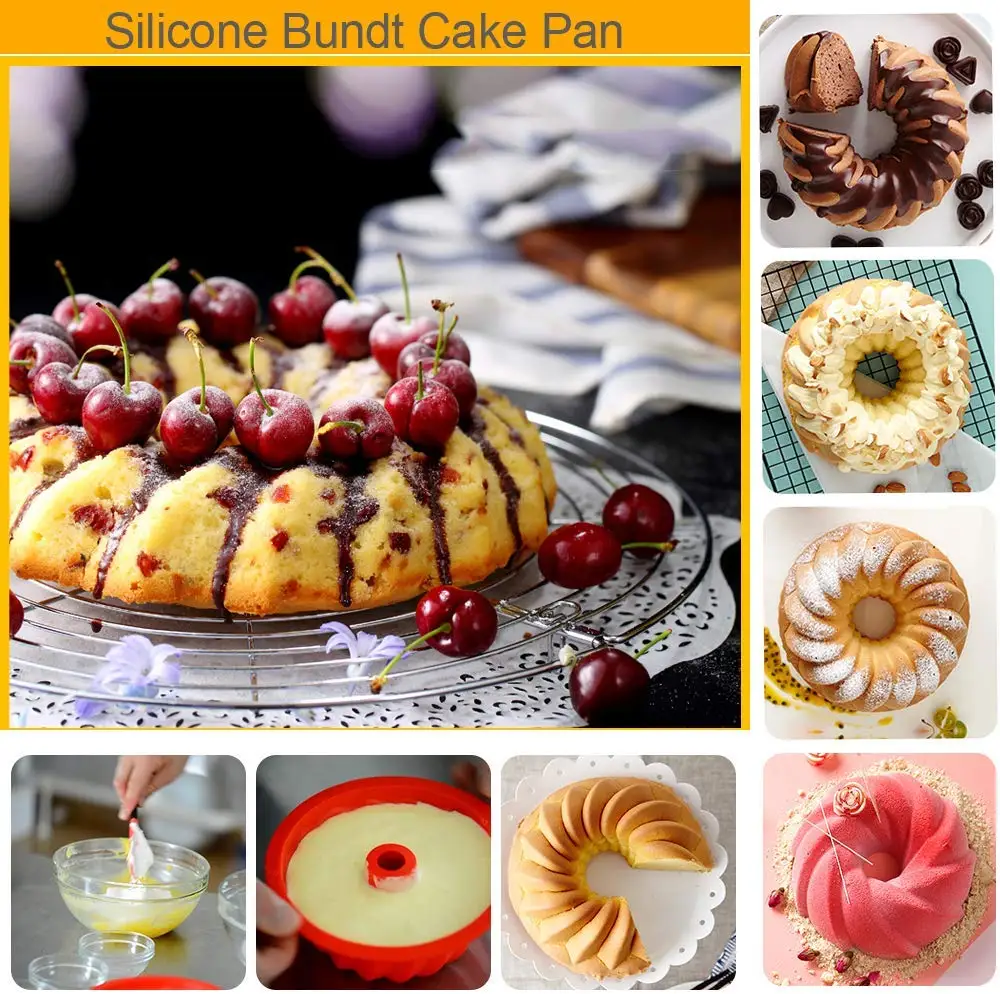 Силиконовые формы для выпечки противень торта Европейского класса круглая форма