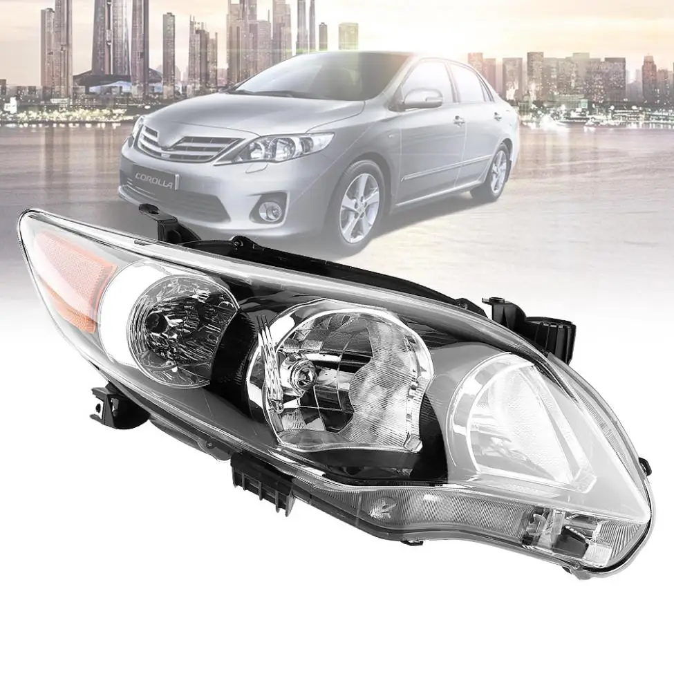 Прочный Водонепроницаемый 12V Авто правая боковая фара для 2011-2013 Защитные чехлы для сидений, сшитые специально для Toyota Corolla база/CE/LE
