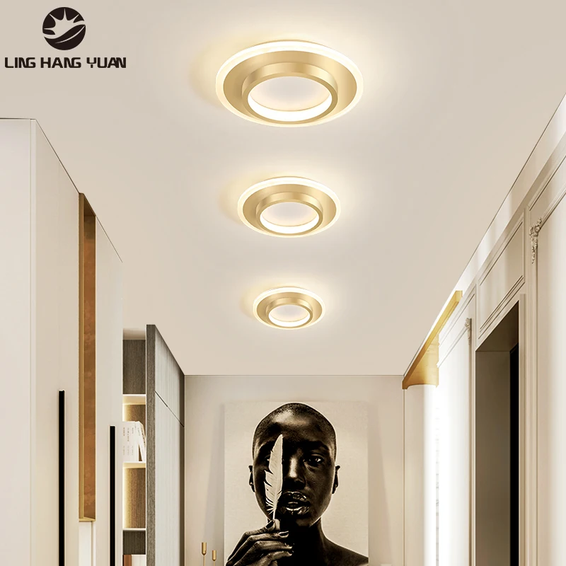 Маленький современный светодиодный потолочный светильник для домашнего