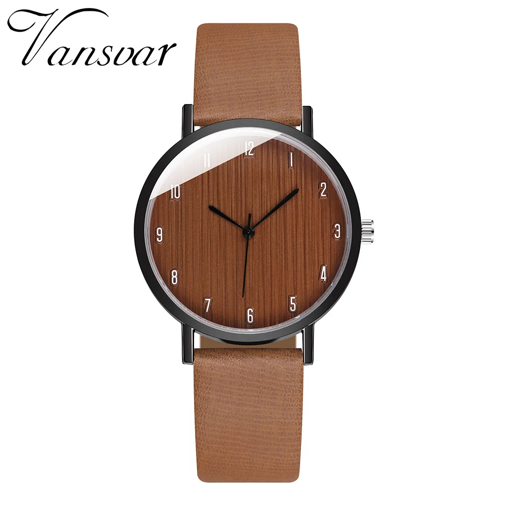 Минималистичные женские часы с кожаным ремешком простые черные повседневные