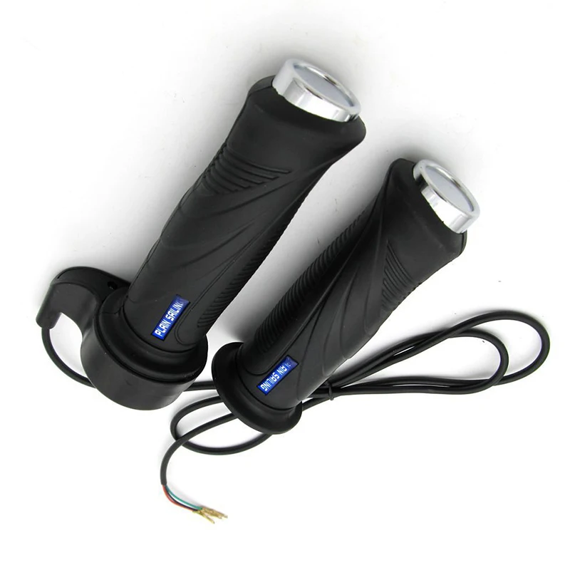 

Handlebar 2pcs Throttle Grips E-Bike Electric Scooters Accessories Parts 23mm