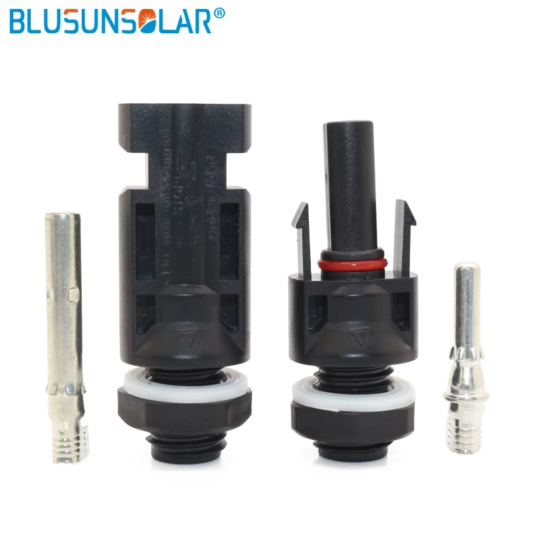 

Solar Panel Mouted Connector for inverter M12 Thread Solar Panel Connector Pairs Male Female DC Solar Inverter Connector