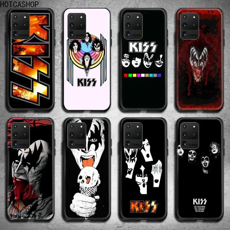 America Kiss Rock Band Phone Case for Samsung S20 plus Ultra S6 S7 edge S8 S9 plus S10 5G lite 2020