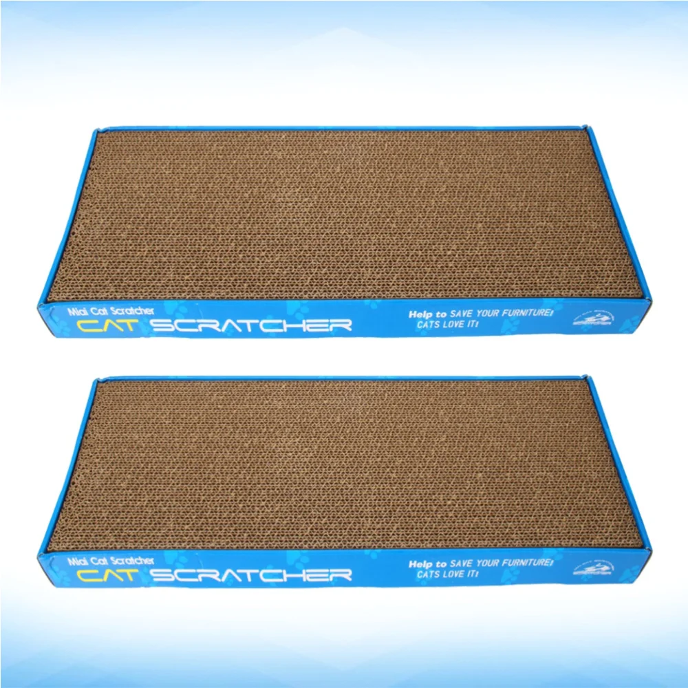 

2pcs Durable Interesting Funny Cat Scratching Board Pet Supplies for Store Home Shop