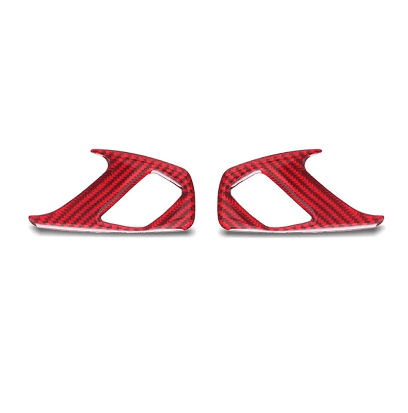 

Для Chevrolet Camaro 2016-2019 Автомобильный Дверной Переключатель рамка отделка наклейка Аксессуары Красное углеродное волокно