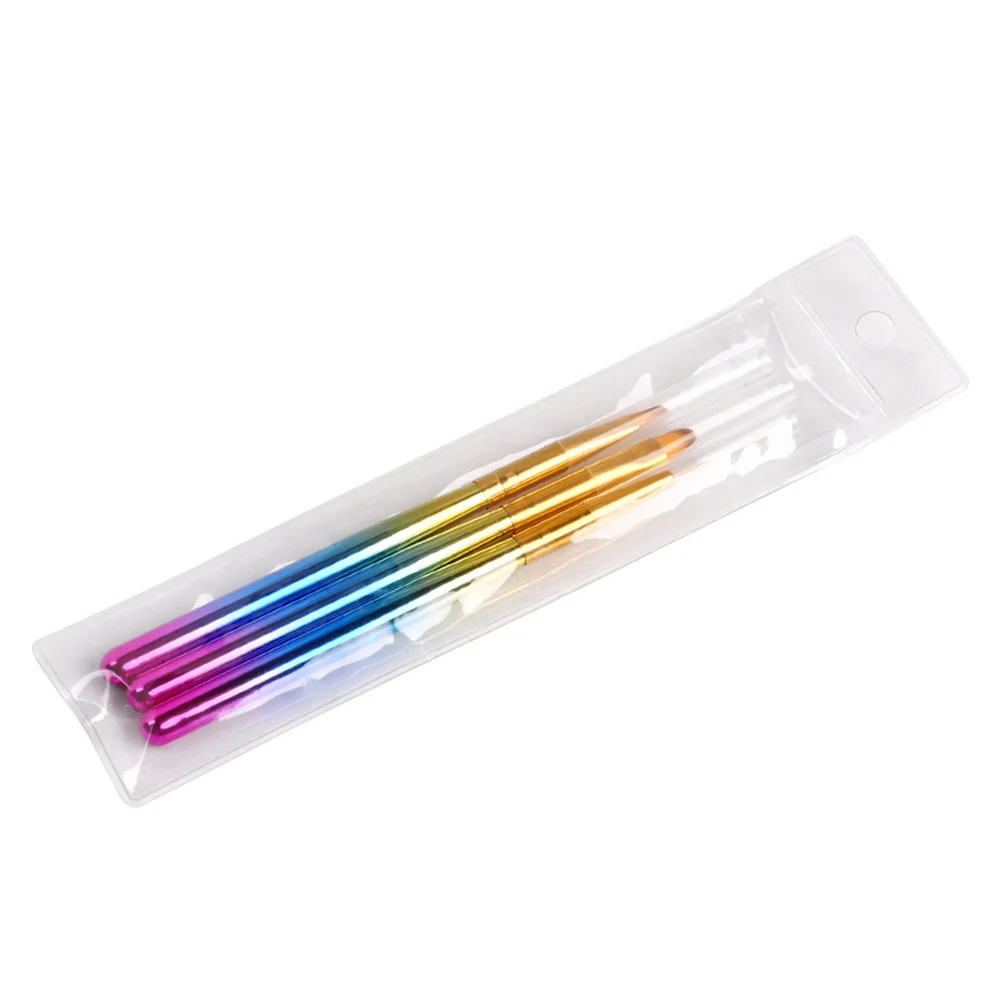 

3pcs/set Nail Art Brush Nail Pen Painting Drawing Carving Pen Crystal Liner Dotting Uv Gel Painting Drawing Brush Manicure Tool